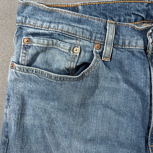 Levis 559 Relaxed Straight Fit Jeans Mens 36x30 Medium Wash Denim Jeans Baggy - Picture 4 of 16